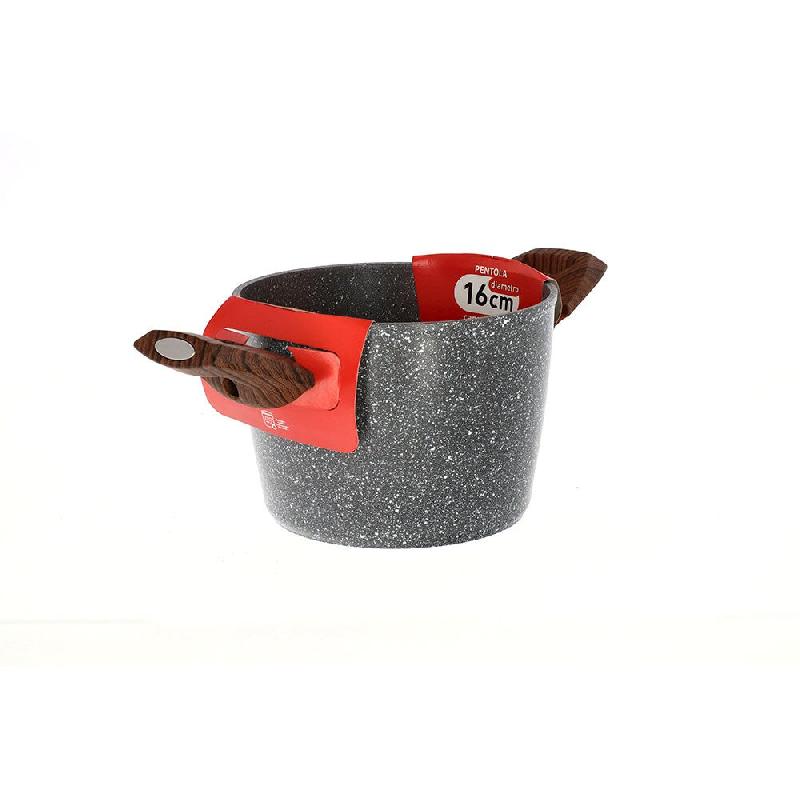 Mamù FASINPENXXXXXX16 Poêle à induction extra-résistante de 16 cm d'épaisseur - gris aluminium FASINPENXXXXXX16_0