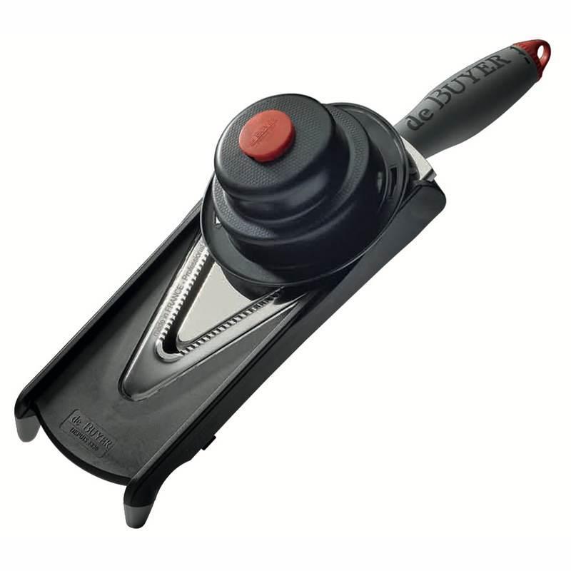 Mandoline Kobra - De Buyer - Lame crantée en acier inoxydable - Réglage d'épaisseur - Fabrication française_0
