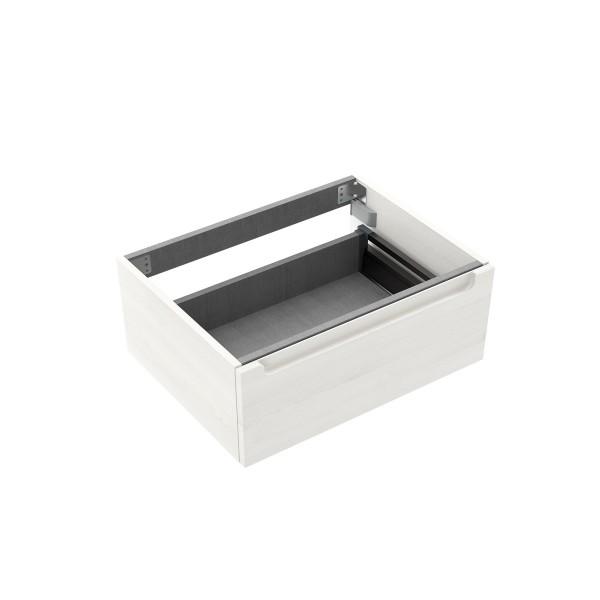 MODULE SALLE DE BAIN MONTERREY 800 1 TIROIR MÉTALLIQUE SBIANCATO 797 X 270 X 450 MM - SALGAR 23437