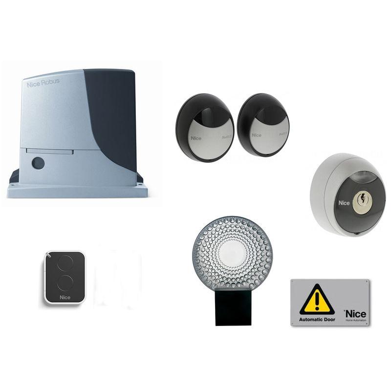 Motorisation Portail Coulissant Nice Robus 600 Confort + Accessoires