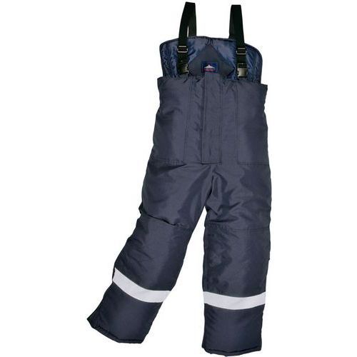 PANTALON À BRETELLE POUR FRIGORISTE CS11 BLEU FONCÉ XXXL - PORTWEST