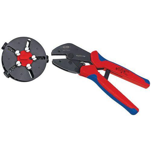 PINCE À SERTIR MULTICRIMP® 250MM - FOURNIE AVEC 3 MATRICES - KNIPEX