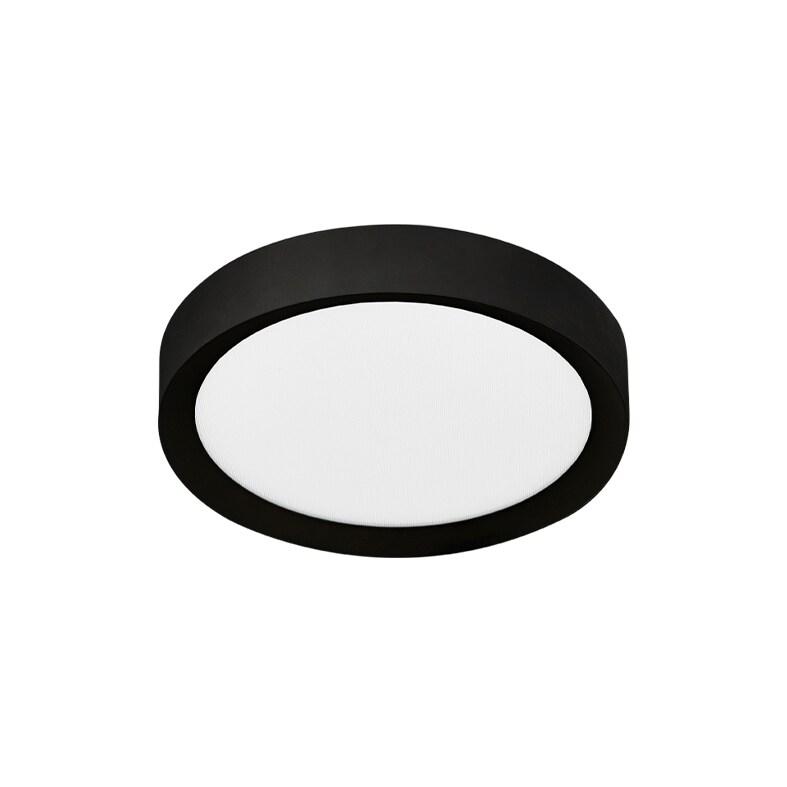 Plate – Plafonnier Led 15W Ip54 Cri90, Interrupteur Cct 2700-3000-4000K, Structure En Aluminium Noir - Rossini Illuminazione - noir 8015421690947_0