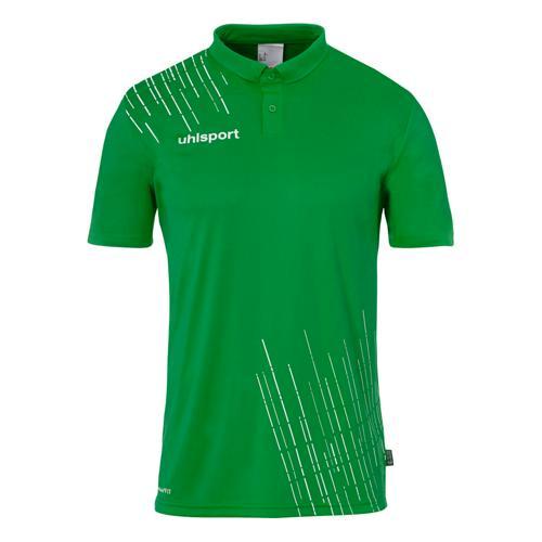 POLO POLYCOTON - UHLSPORT - SCORE 26 VERT/BLANC
