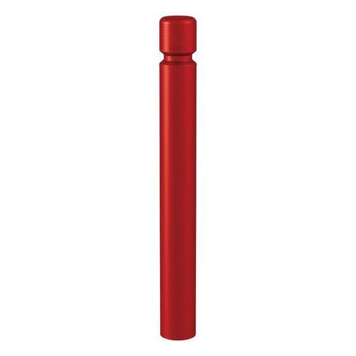 POTELET AGGLO Ø 102 MM - ZINC ROUGE FONCÉ 3004 - PROCITY