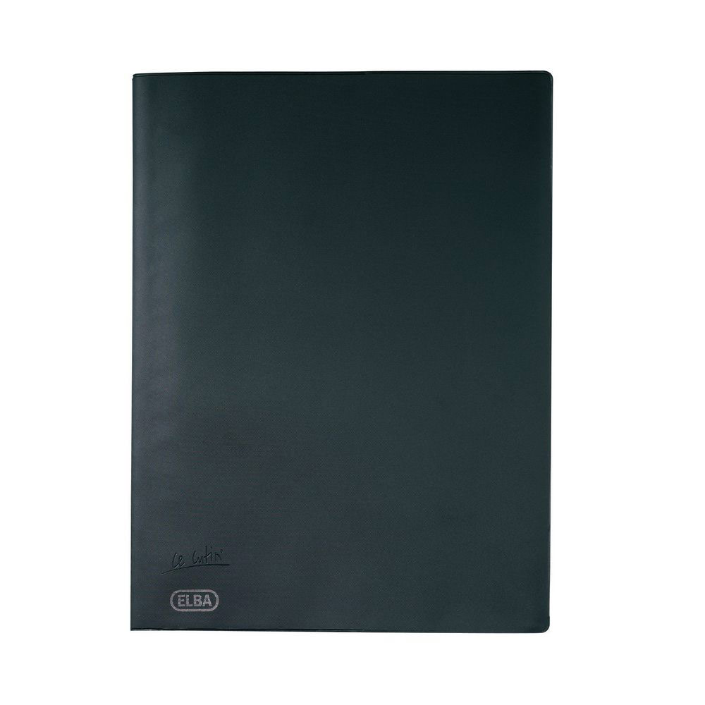 PROTEGE DOCUMENTS A POCHETTES TRANSPARENTES LE LUTIN - 50 POCHETTES / 100 VUES - NOIR - LOT DE 2