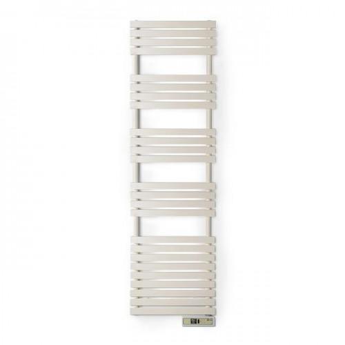 RADIATEUR SÈCHE-SERVIETTES ÉLECTRIQUE - 1000W - 25 LAMES - SÉRIE D - BLANC PERLÉ ROINTE