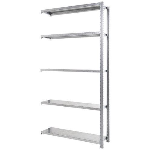 RAYONNAGE SUIVANT AD'VANCE - GALVA - 5 NVX- 2000X1250X700 - MANORGA