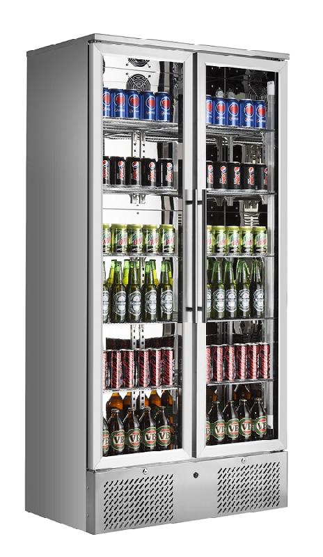 Réfrigérateur professionnel de bar haute 158 l inox ventilé - P7455.1360_0