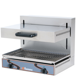 Salamandre électrique professionnelle - plaque de cuisson supérieure mobile_0
