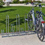 SUPPORT CYCLE 2 NIVEAUX AVEC ARCEAUX ANTIVOL
