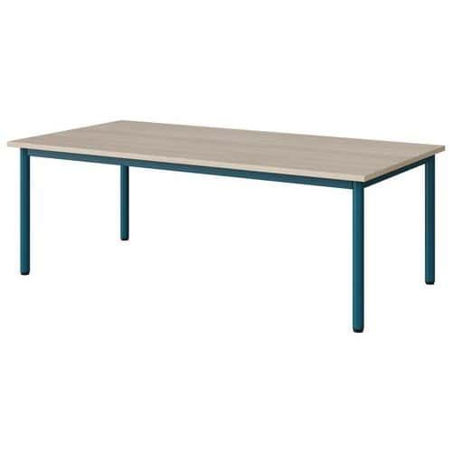 TABLE MALIBU 160X80 T2 4P STRA ABS ACACIA/BLEU 5025