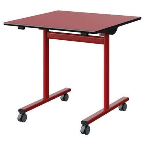TABLE MALIBU RAB 80X80 T6 DL ST ANTIB ROU U321/NO ROUGE 3020 - MANUTAN EXPERT