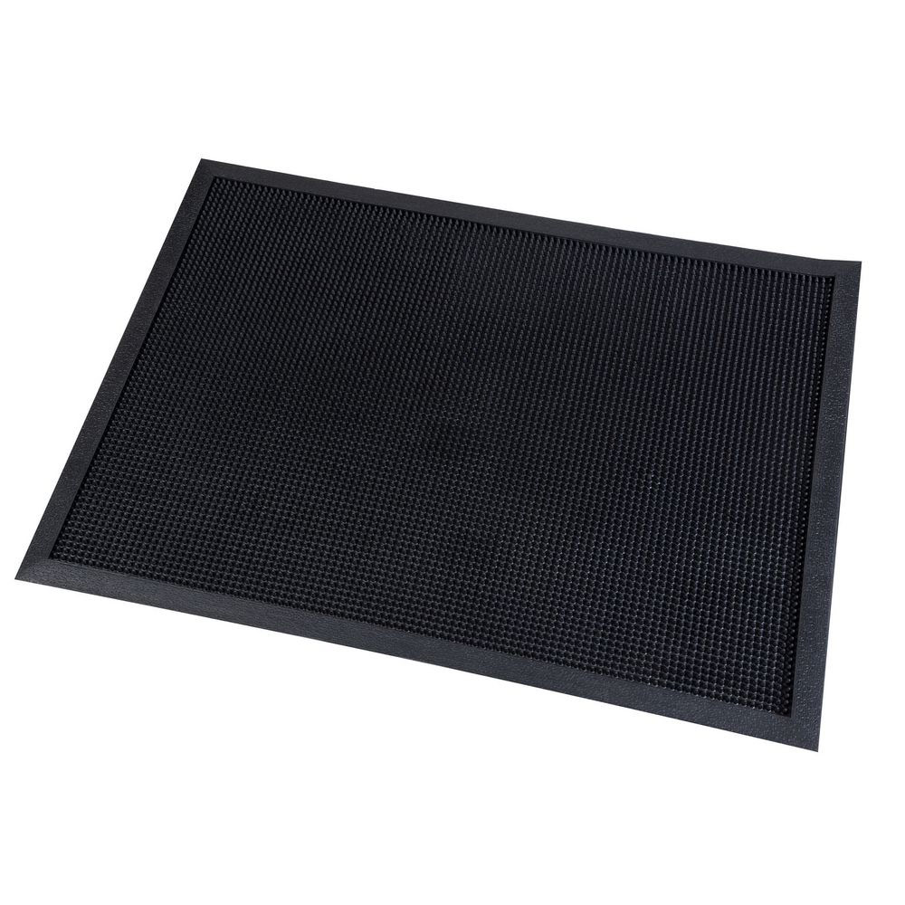 TAPIS D'ACCUEIL EXTERIEUR PAPERFLOW EN CAOUTCHOUC - 60 X 80 CM - TRAFIC IMPORTANT - NOIR