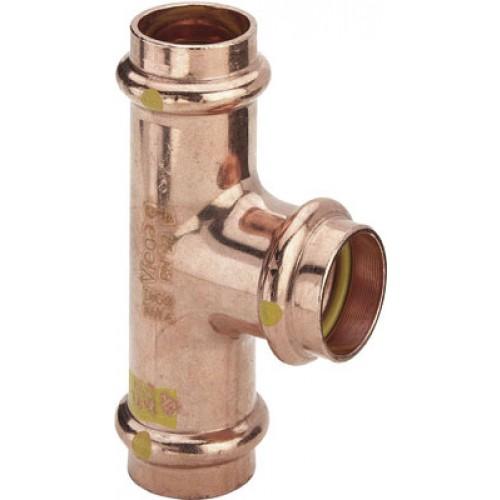 TÉ CUIVRE ÉGAL À SERTIR - DIAMÈTRE 16 SPÉCIAL GAZ VIEGA