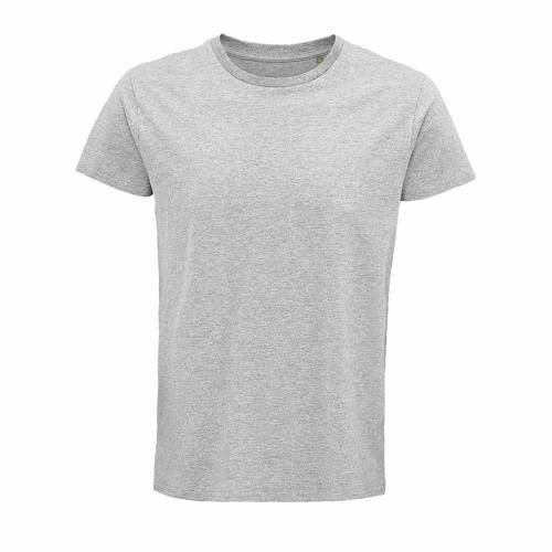 TEE-SHIRT PERSONNALISABLE COTON ORGANIQUE BIO JERSEY 150 GRIS CHINÉ