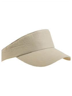 Visière golf réf. Sp - 100% coton léger brossé - visière en plastique recyclé - réglage par boucle_0