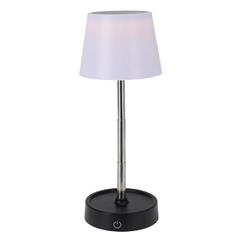 WellHome - Lampe de table LED Ø10,6x11,5cm en couleur blanche - blanc WH15499_0