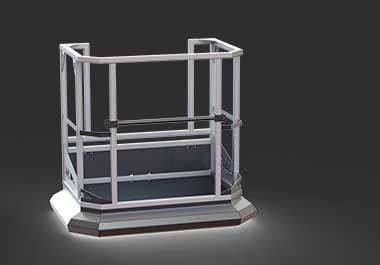 X-tra large panier nacelle en aluminium - RH - pour 1 personne - résistant et polyvalent_0