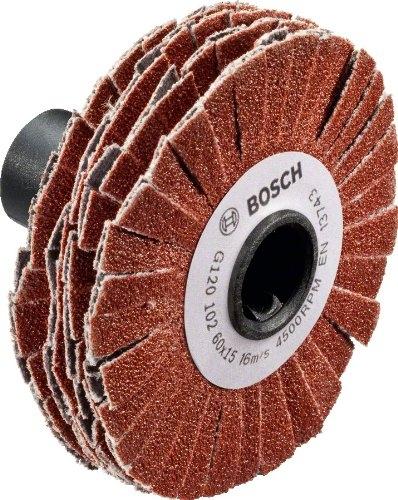 Bosch abrasif bois - Roue à lamelle PRR 250 ES 15 mm G80 - Rouge_0