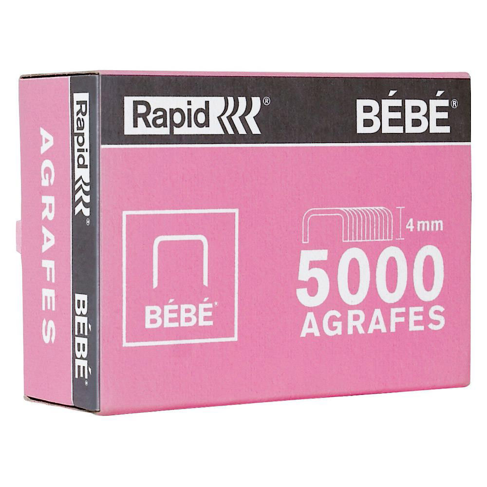 AGRAFES BEBE - ROSE - BOÎTE DE 5000