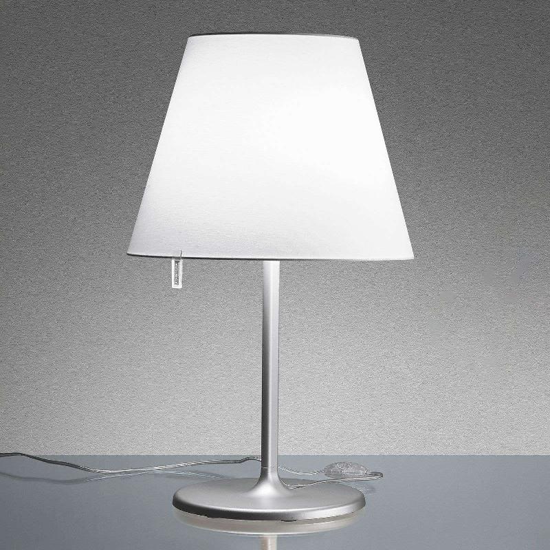 ARTEMIDE MELAMPO LAMPE À POSER, GRISE
