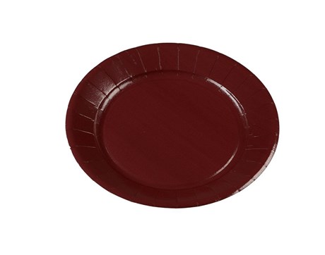 ASSIETTE JETABLE EN CARTON CHOCOLAT 23 CM (VENDU PAR 100)