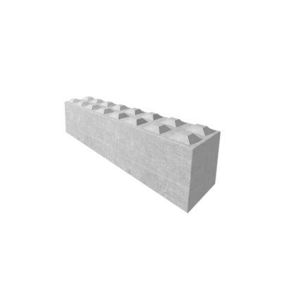 Bloc béton empilable 'Lego' 240x60x60 - 2,1 tonnes - grande robustesse_0