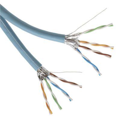 Câble double Excel catégorie 6A F/FTP - Dca LS0H - Réf 100-206 - spécifié pour 500 MHz et Ethernet 10 Gigabits_0