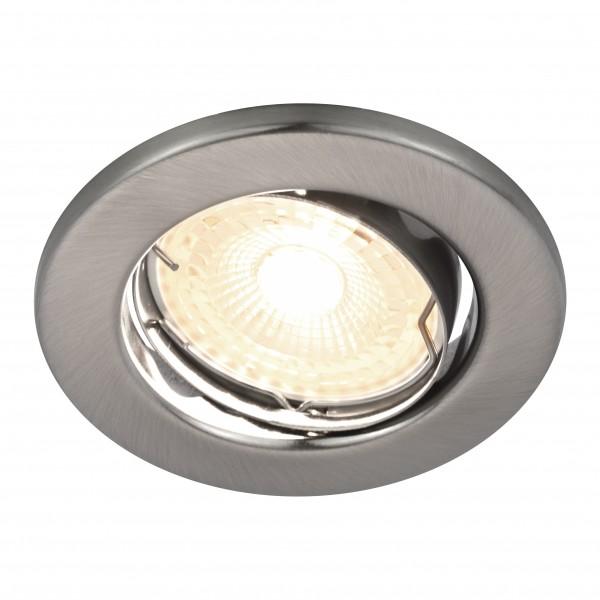 CANIS 3-KIT DIM TILT SPOT ENCASTRÉ MÉTAL NICKEL GU10 2700K - NORDLUX 49330155