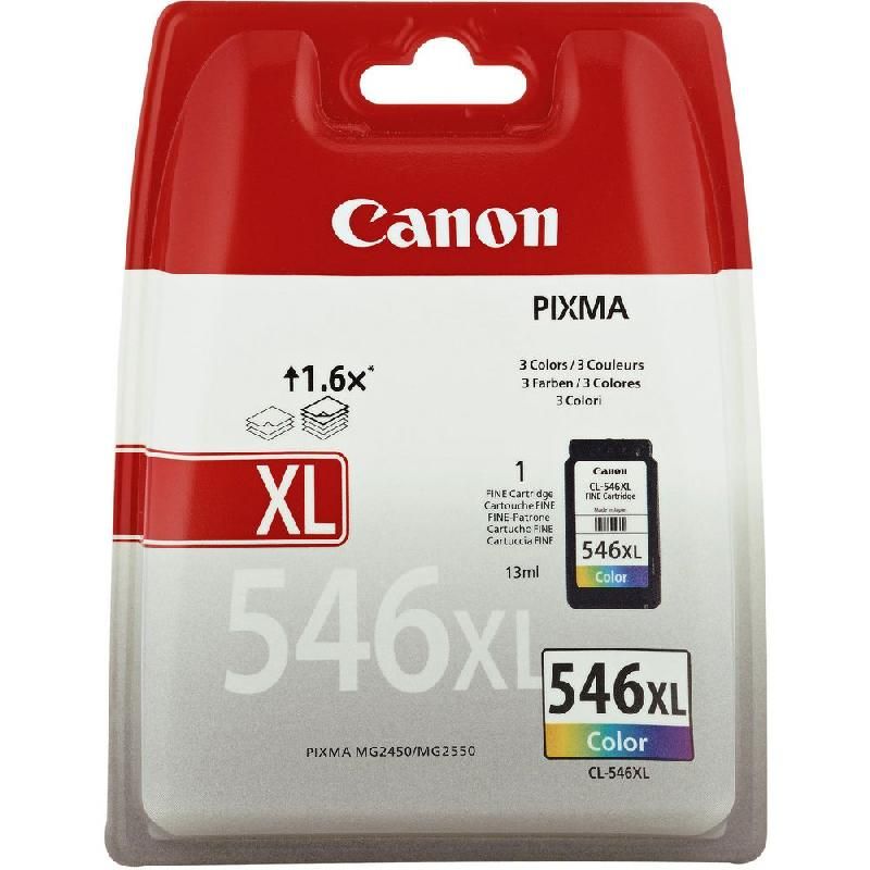 CANON CARTOUCHE D'ENCRE PIXMA CL-546XL (8288B001) - GRANDE CAPACITÉ - COULEUR: TRICOLORE