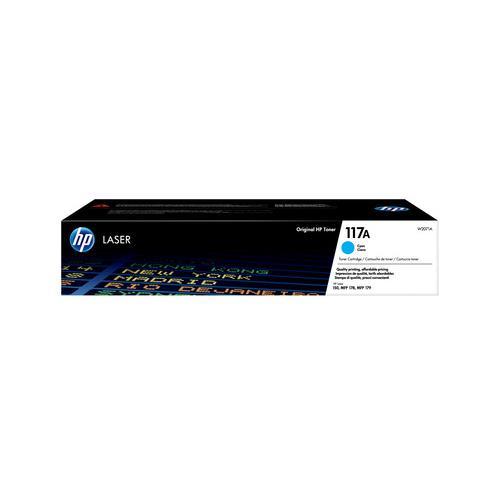 CARTOUCHE HP TONER 117A CYAN W2071A