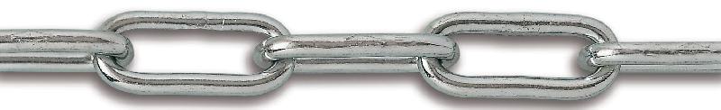 Chaine longue droite 3,5 mm acier zingué 25 m chapuis 995/3.5mmz - 851109_0