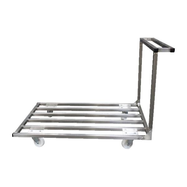 Chariot plateforme - plateau barreaudé inox AISI 304 P 800 mm (Longueur, mm: 1000)_0