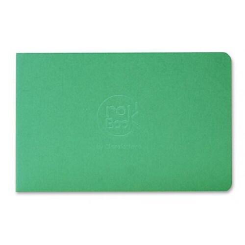 Clairefontaine Lot de 10 Bloc piqué Crok'Book de 24 feuilles de papier croquis blanc, 90 g/m², 17x11 paysage, couverture coloris assortis - 33296800_0