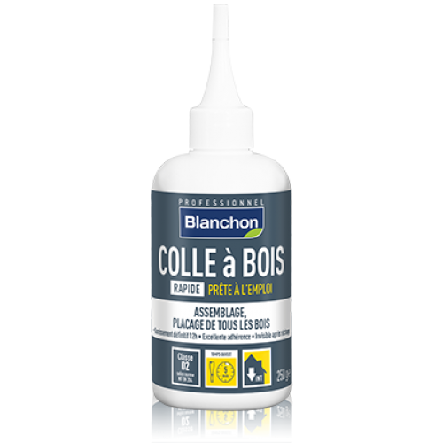 COLLE À BOIS RAPIDE - 250G BLANCHON
