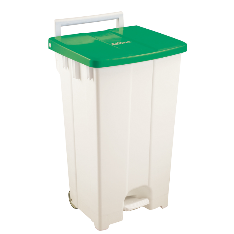 Collecteur à pédale 100L Gilac - Vert_0