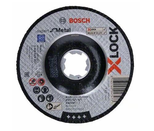 DISQUE À TRONÇONNER EXPERT X-LOCK POUR METAL 125 X 2,5MM À TRONÇONNER - BOSCH - 2608619257