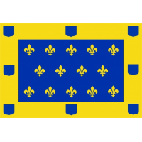 DRAPEAU VIVARAIS : DIMENSIONS - 40 X 60 CM