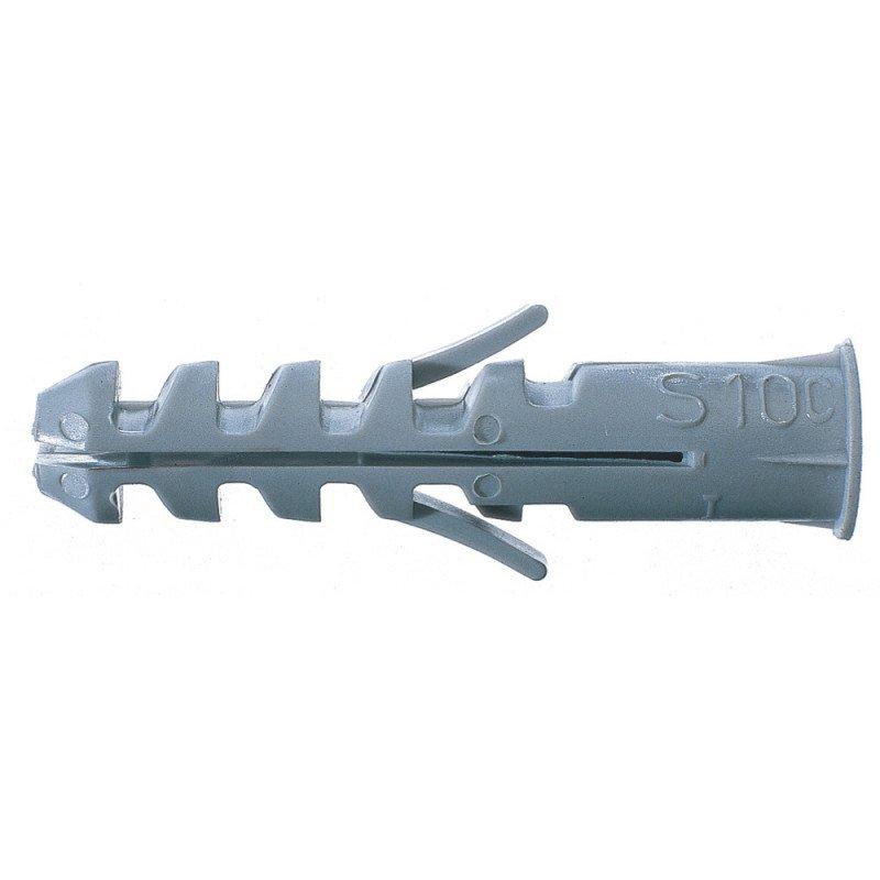 CHEVILLES À EXPANSION 100 % NYLON AVEC COLLERETTE S 5C 5X25 BOÎTE DE 100 - FISCHER - 26385