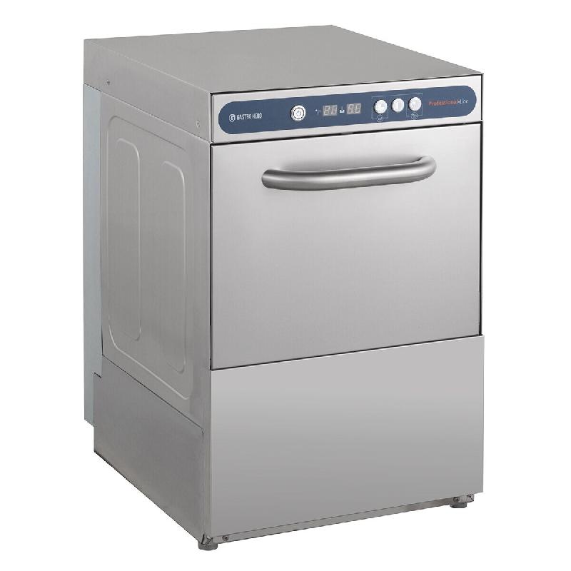 GastroHero Lave-verres PROFI Digital 40 SL 40 x 40 cm (panier), avec doseur de détergent & doseur de produit de rinçage, avec pompe de vidange, Fabr_0
