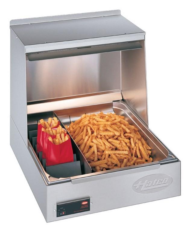 Poste à frite professionnel à poser avec rampe chauffante - GRFHS-21 - 1.2 kW_0