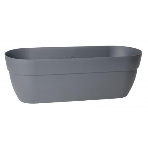 JARDINIÈRE 80 CM – VOLUME 38 L – CANCÙN ANTHRACITE EDA PLASTIQUES