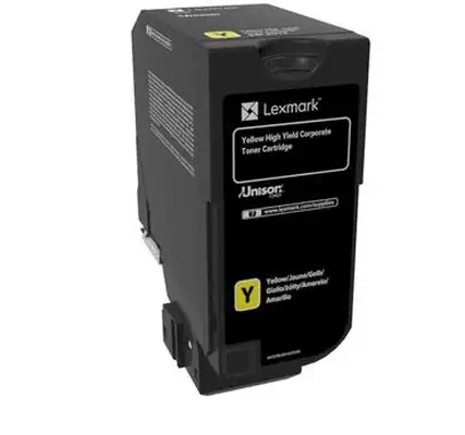 Lexmark 84C2HYE Cartouche de toner 1 pièce(s) Original Jaune_0