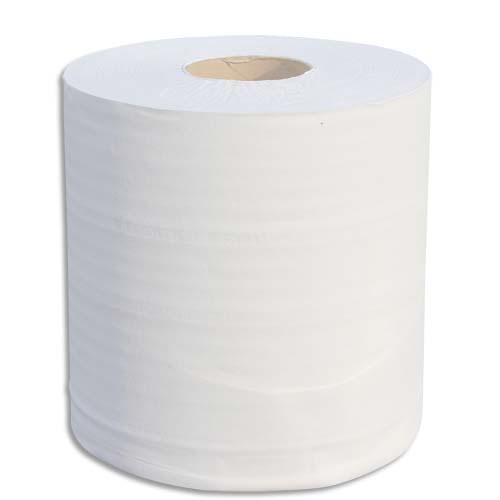 LOT DE 6 BOBINES D'ESSUYAGE 2 PLIS 700 FORMATS 25 X 19,5 CM - L175 M, BOBINE D19,5 CM BLANC ECO