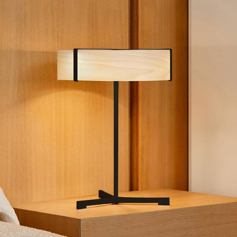 LZF LAMPS LZF THESIS LAMPE À POSER LED NOIR MAT/IVOIRE