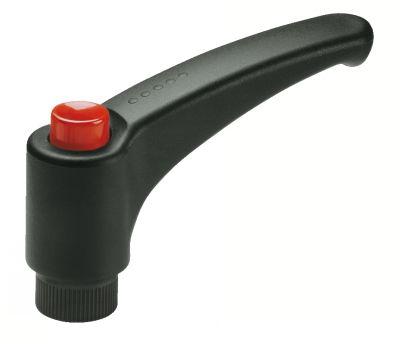 Manette indexable indémontable en technopolymère - insert taraudé - couleurs personnalisables (14-19)_0