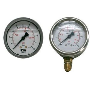 MANO. À BAIN D'HUILE AXIAL 0-6 BARS 1/4