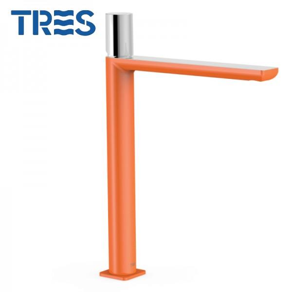 MITIGEUR LAVABO ORANGE CHROME - TRES 20020306NA