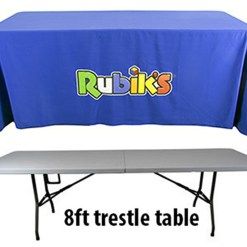 Nappe d’exposition personnalisée avec logo - Direct Linen Textiles International - Impression 50x150 cm_0